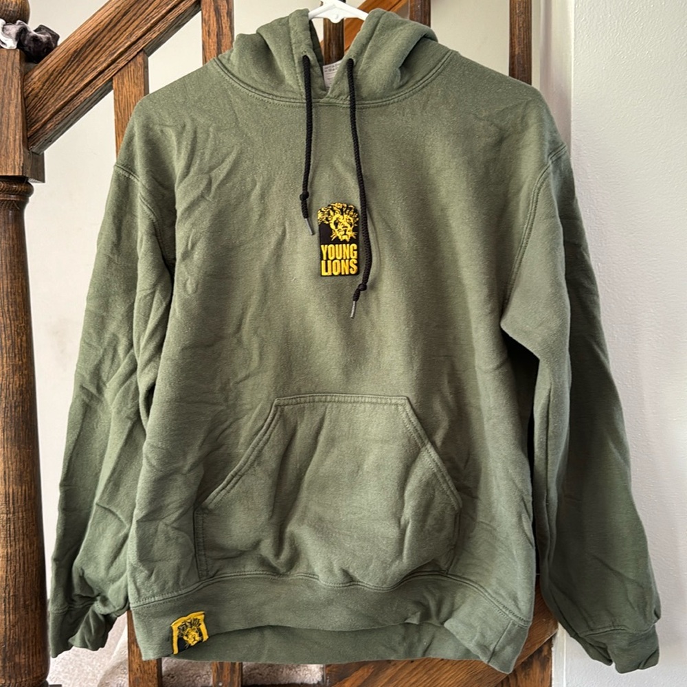 Young Lion army green hoodie